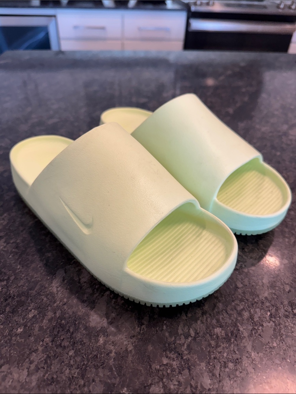 Nike Pale Lime Slide Sandals